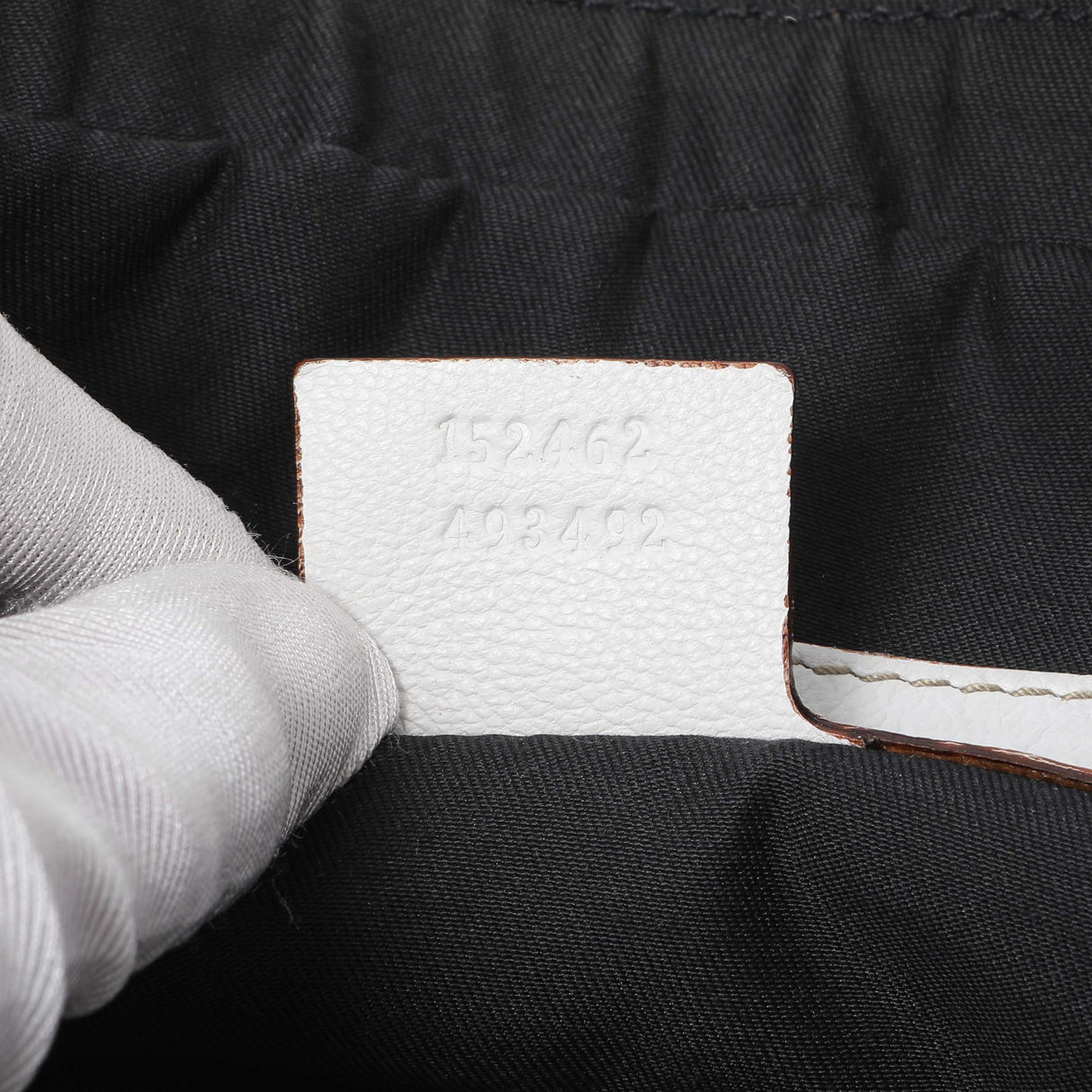 Gucci White Calfskin Capri Small Bowler Handbags Gucci