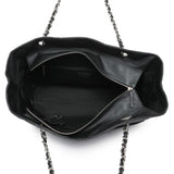 Chanel Black Calfskin Quilted Large In the Business Tote Handbags Chanel