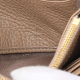 Gucci Beige Pebbled Calfskin Jackie 1961 Chain Wallet Handbags Gucci