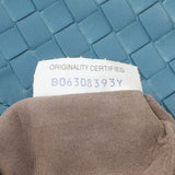 Bottega Veneta Blue Intrecciato Nappa Expandable Chain Crossbody Bag Intrecciato Nappa Handbags Bottega Veneta