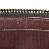 Chanel Black Caviar Quilted Small Clutch With Chain