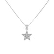 18K White Gold 0.30 Carat Diamond Star Pendant Fine Jewellery Modaselle