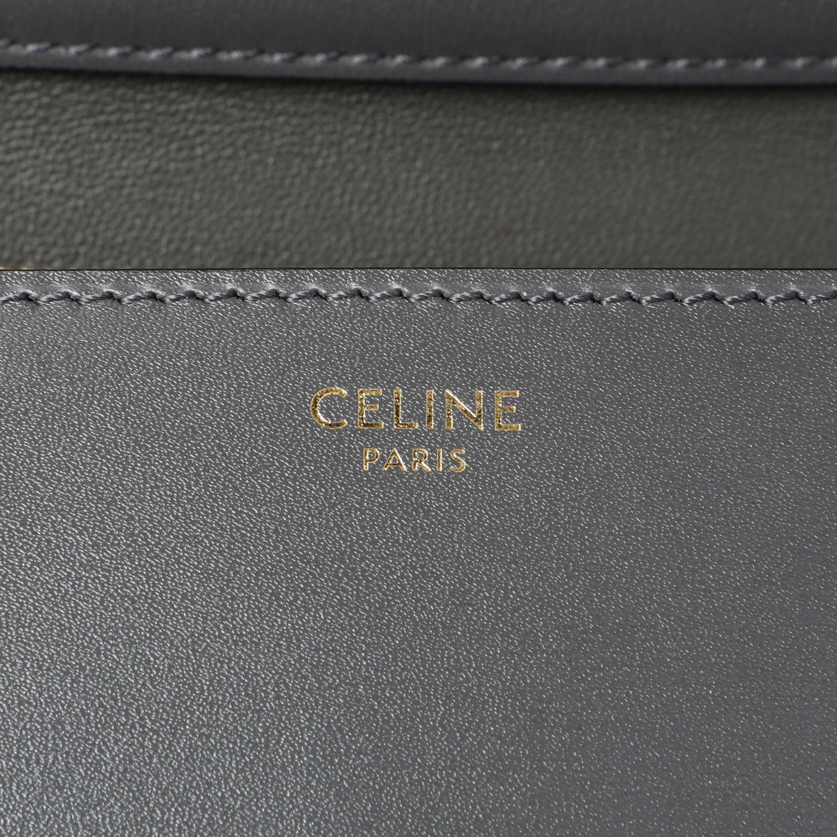 Celine Grey Smooth Calfskin Medium Classic Box Flap Handbags Celine