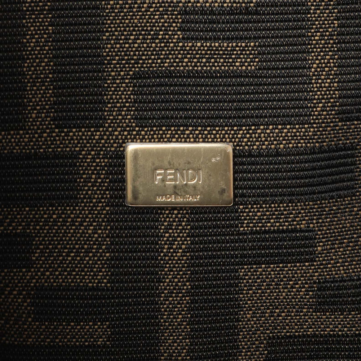 Fendi Fabric Jacquard FF 1974 Mini Baguette Handbags Fendi