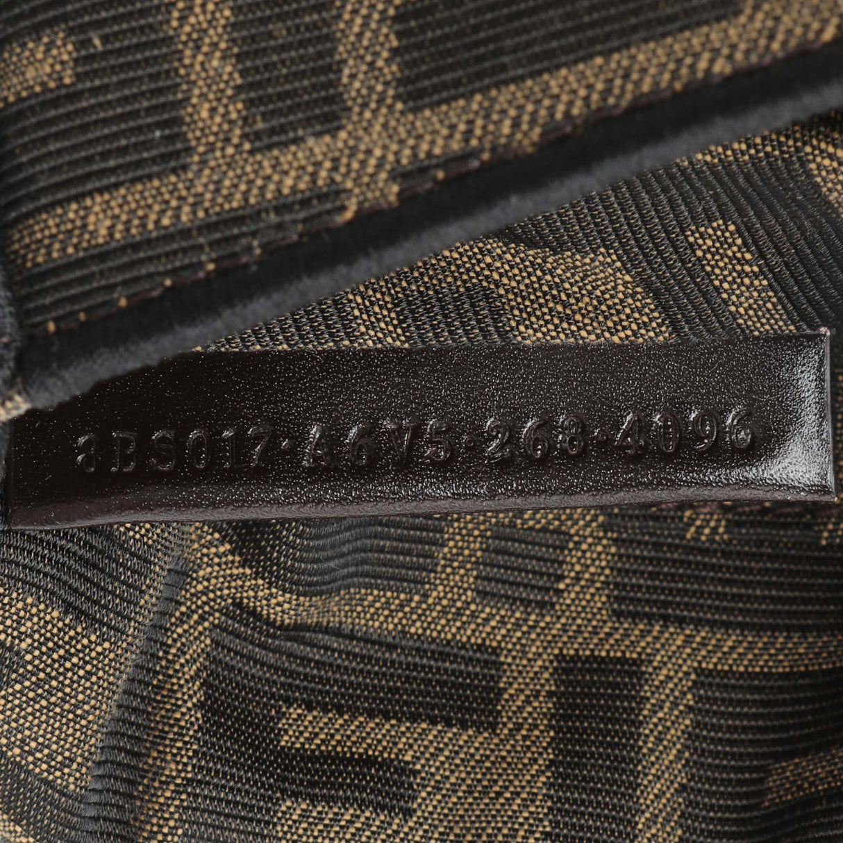 Fendi Fabric Jacquard FF 1974 Mini Baguette Handbags Fendi