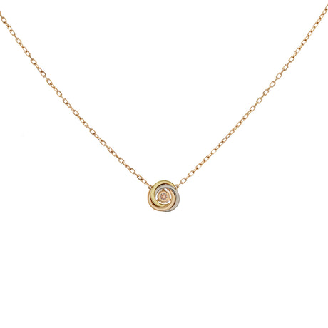 Cartier 18K Diamond Trinity Pendant Necklace Designer Jewellery Cartier
