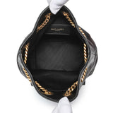 Saint Laurent Black Lambskin Matelasse Monogram Joe Nano Bucket Bag Handbags Saint Laurent