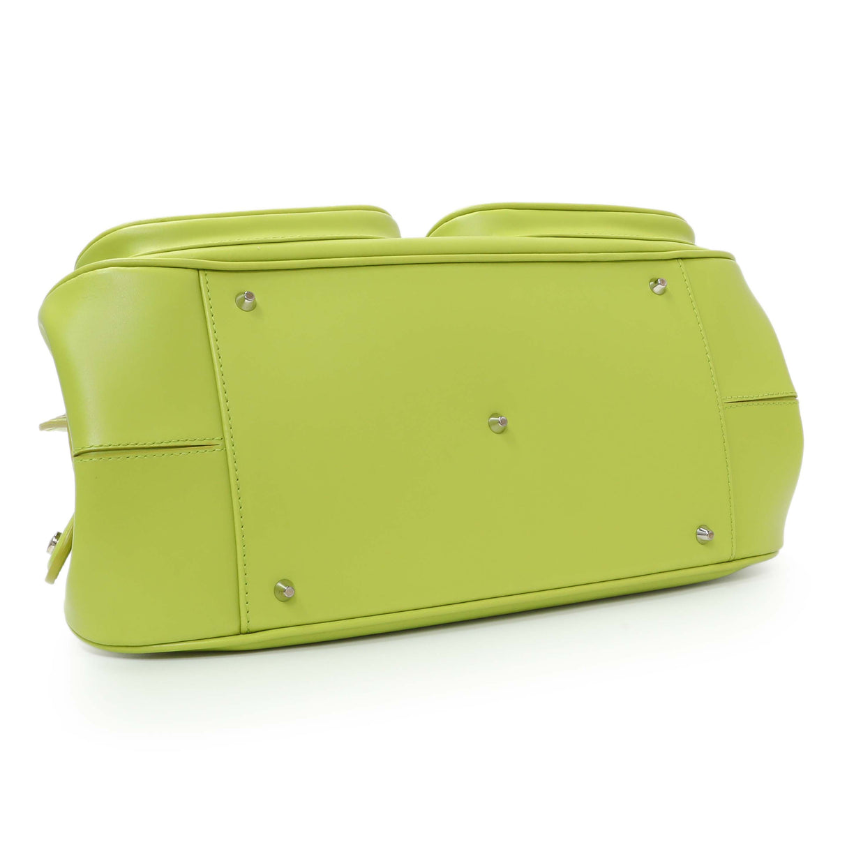 Christian Dior Green Calfskin Medium Detective Satchel Handbags Christian Dior