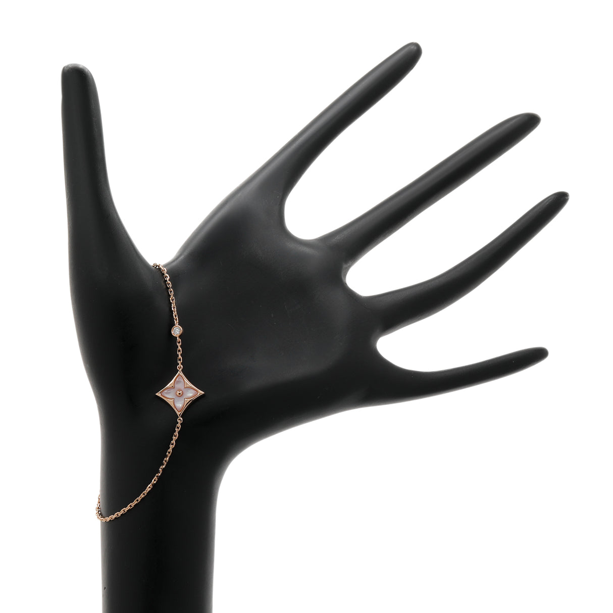 Louis Vuitton 18K Pink Gold Diamond Mother of Pearl Color Blossom BB Star Bracelet Designer Jewellery Louis Vuitton