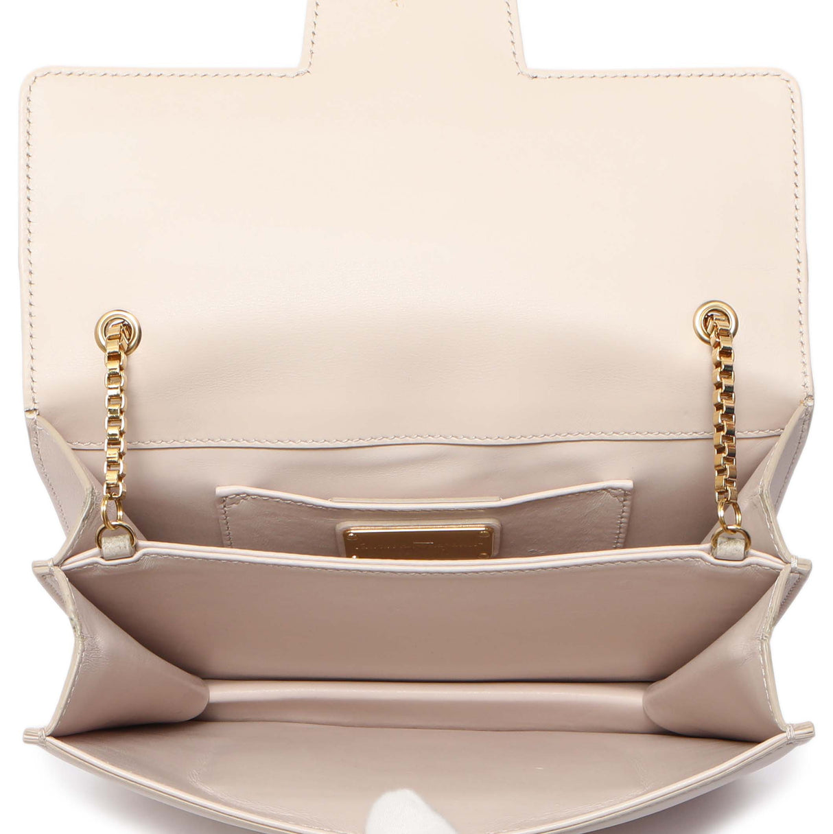 Salvatore Ferragamo Nude Calfskin Thalia Crossbody Bag