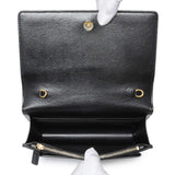 Saint Laurent Black Calfskin Monogram Sunset Chain Wallet Handbags Saint Laurent