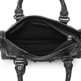 Balenciaga Black Agneau Classic Hardware Nano City Handbags Balenciaga