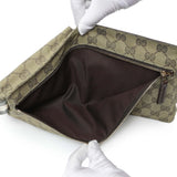 Gucci Monogram Coated Canvas Double Pocket Belt Bag Handbags Gucci