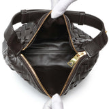 Bottega Veneta Brown Nappa Intrecciato Mini Wallace Handbags Bottega Veneta