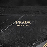 Prada Black Lux Calfskin Pouch Accessories Prada