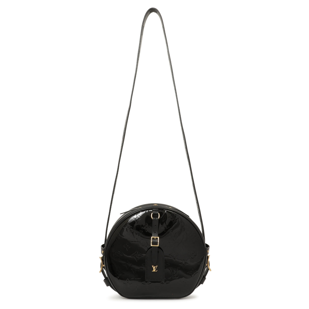 Louis Vuitton Black Vernis Boite Chapeau Souple MM