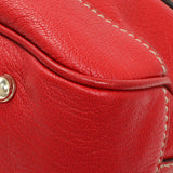 Gucci Red Calfskin Capri Small Bowler Handbags Gucci