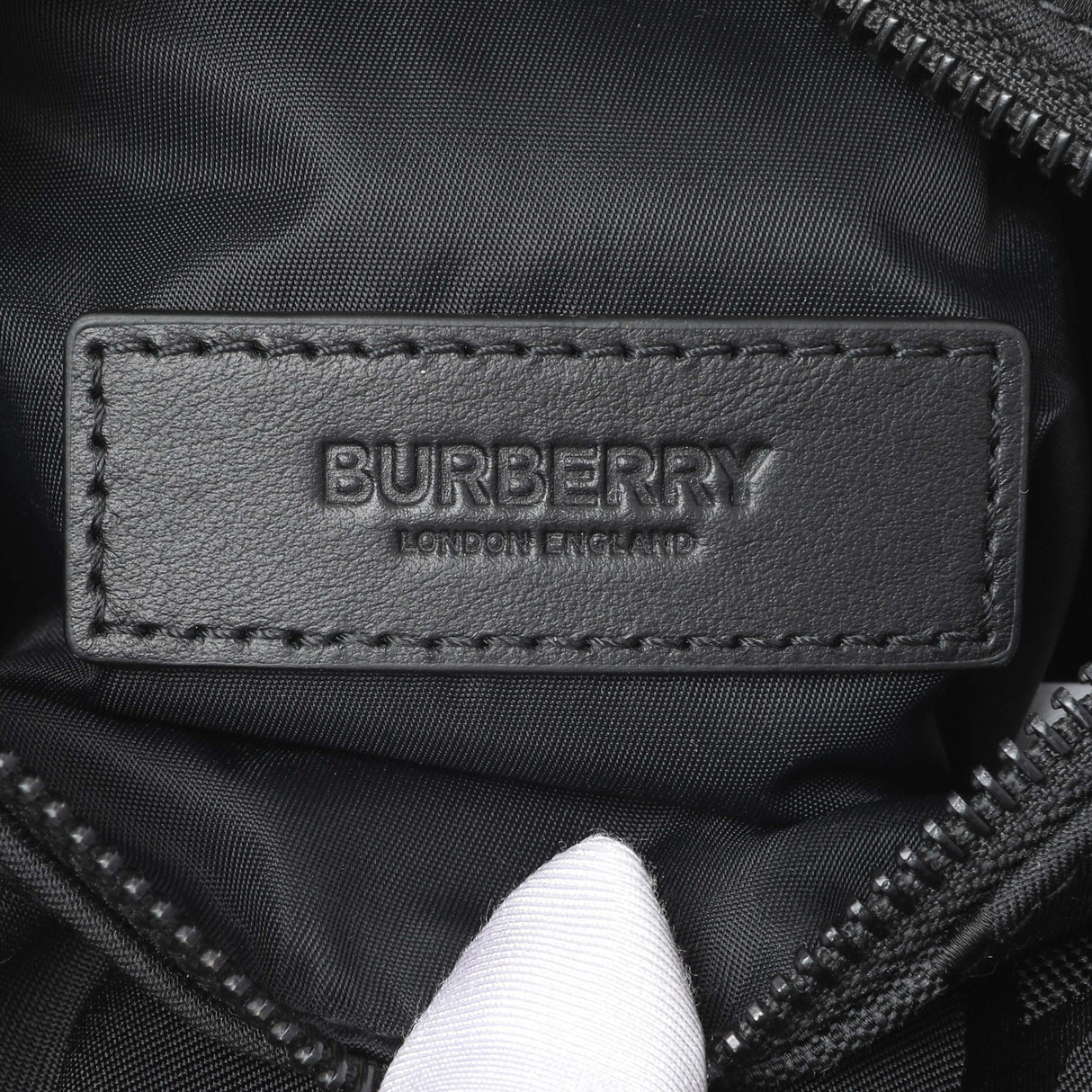 Burberry Black Jacquard Logo TB Sound Bag Handbags Burberry