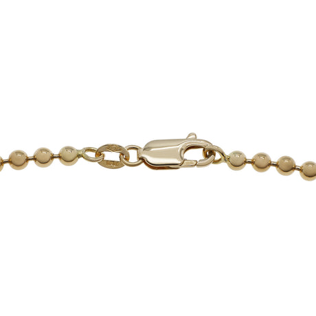 18K Yellow Gold Bead Bracelet