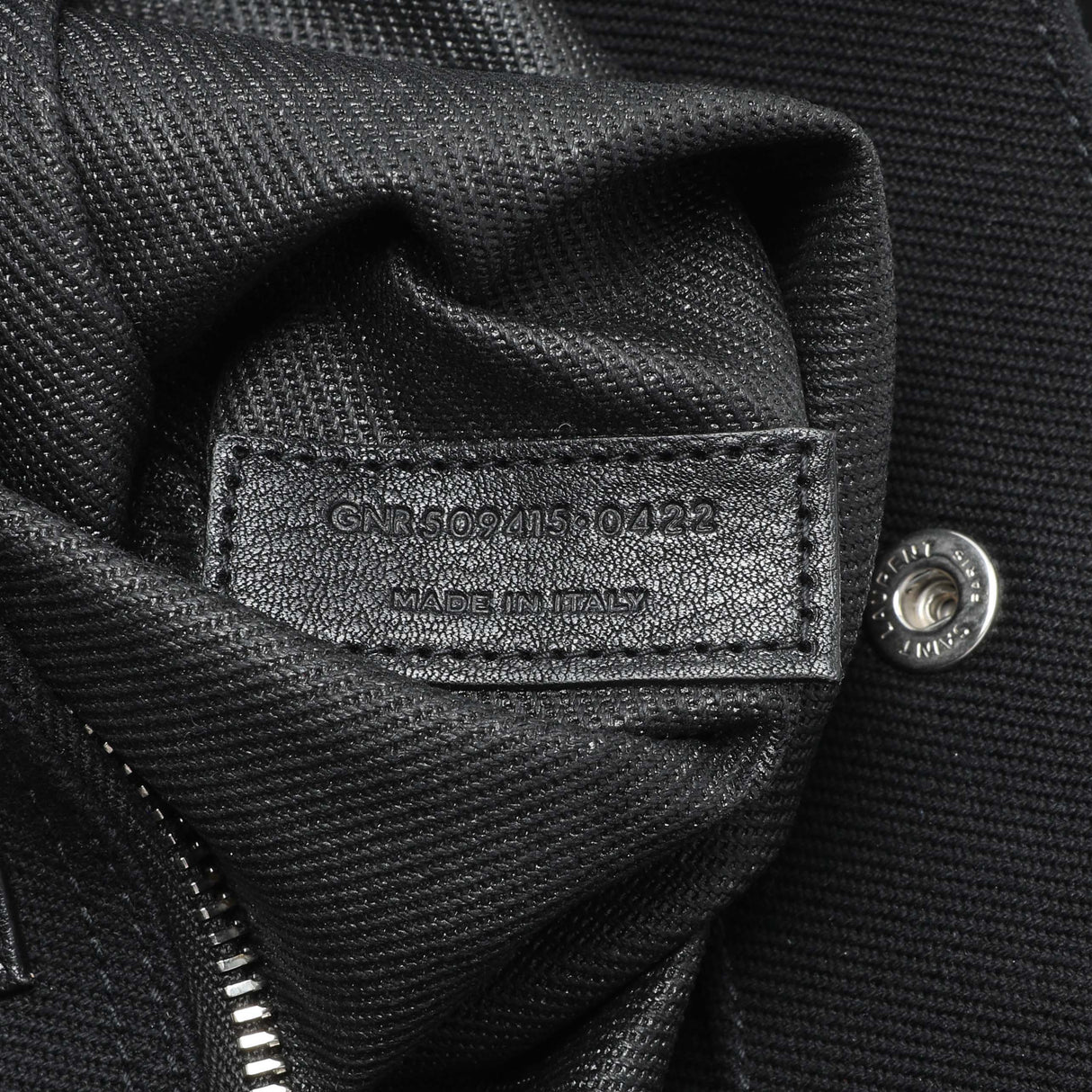Saint Laurent Black Linen Calfskin Rive Gauche Tote Handbags Saint Laurent