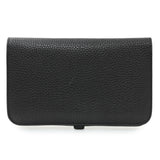 Hermes Black Togo Dogon Duo Wallet Accessories Hermes