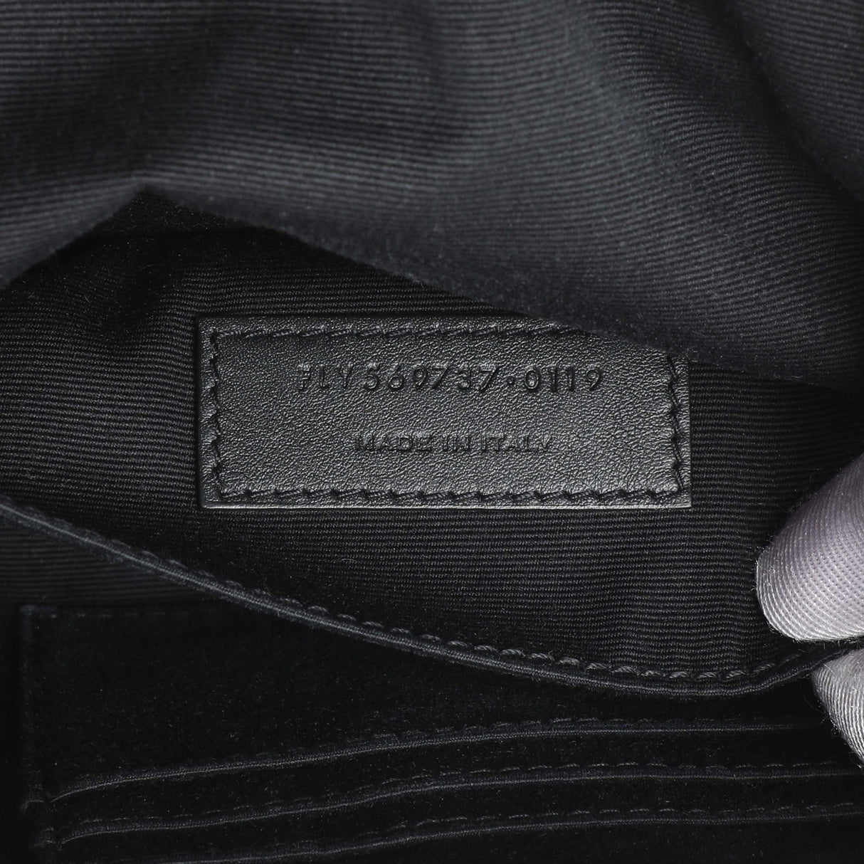 Saint Laurent Black Grain De Poudre Monogram Belt Bag Handbags Saint Laurent