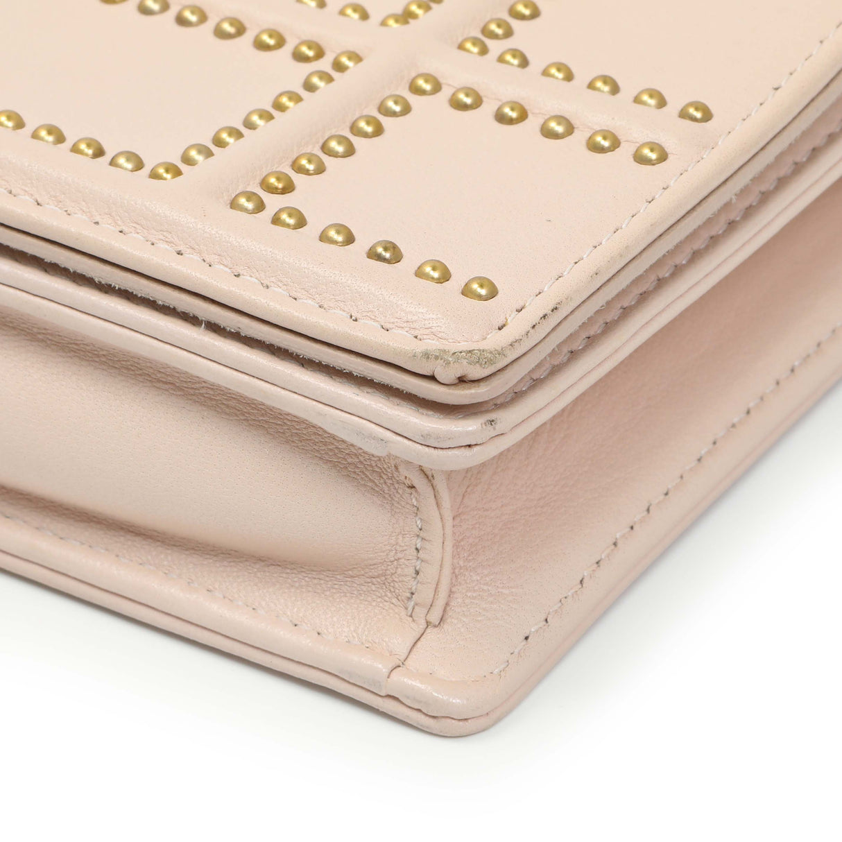 Christian Dior Studded Calfskin Diorama Wallet On Chain Handbags Christian Dior