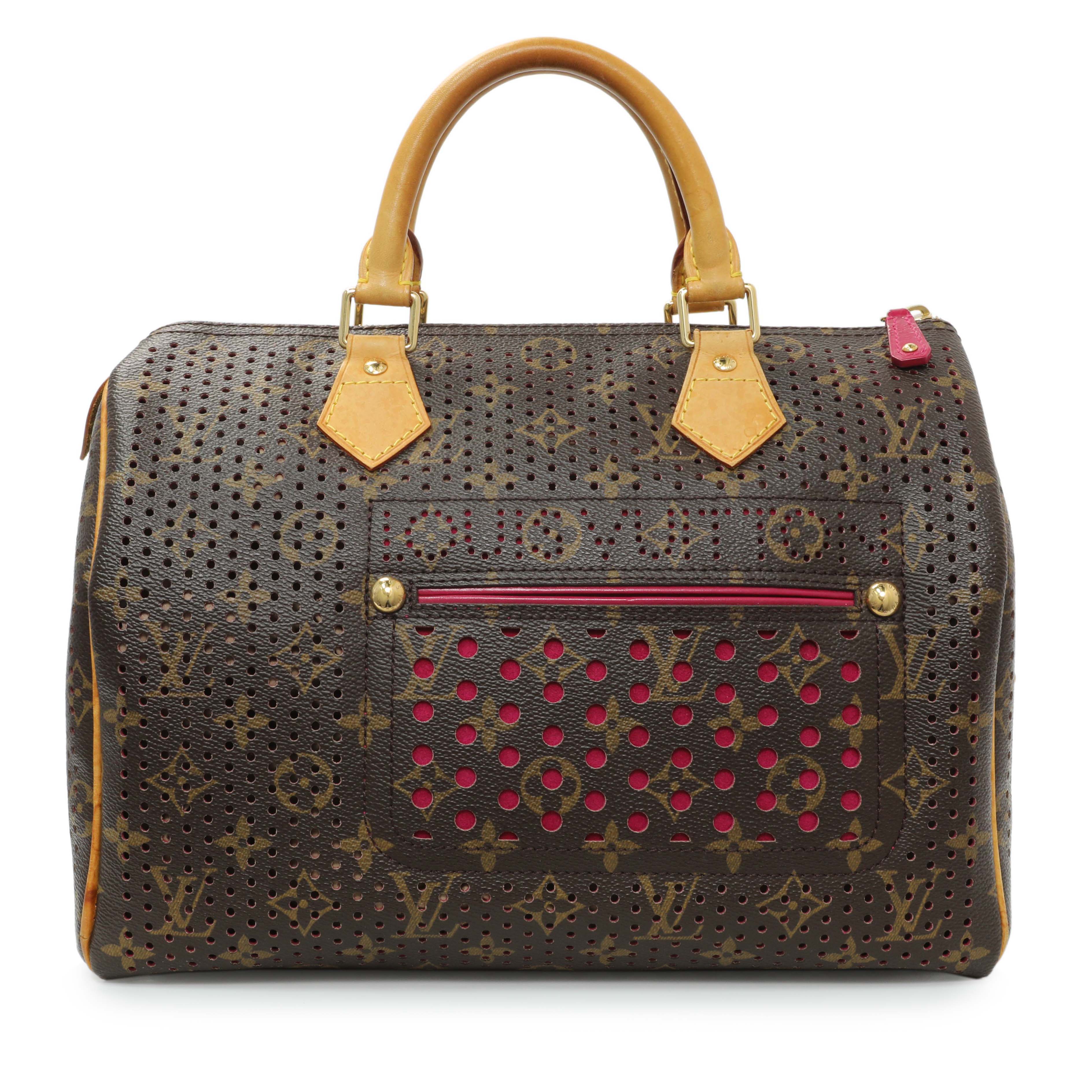 バッグ LOUIS VUITTON Monogram Perforated Speedy Louis Vuitton Monogram Perforated Speedy 30 – Modaselle