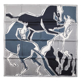 Hermes La Danse des Chevaux Double Face Scarf 90