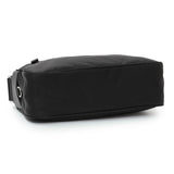 Prada Re-Nylon Vela Saffiano Pocket Double Zip Shoulder Bag Black Handbags Prada