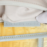 Fendi Yellow Grey Zucchino Canvas Tote