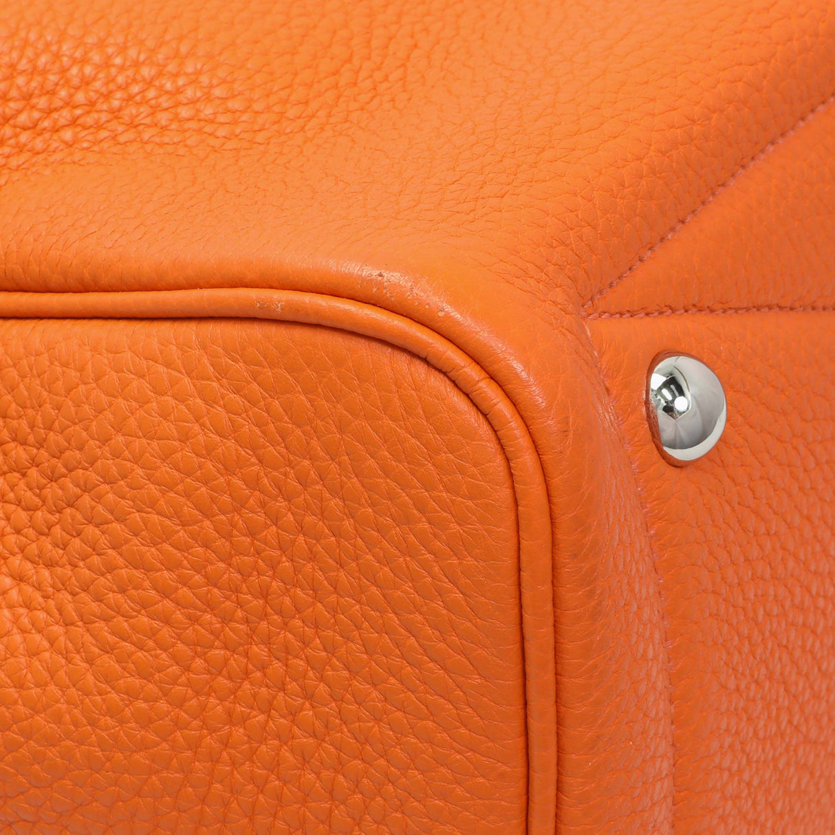 Hermes Orange Taurillon Clemence Victoria II 35 Handbags Hermes
