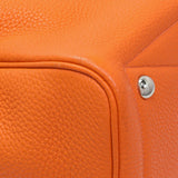 Hermes Orange Taurillon Clemence Victoria II 35 Handbags Hermes