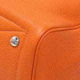 Hermes Orange Taurillon Clemence Victoria II 35 Handbags Hermes