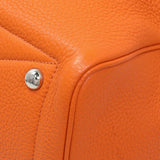 Hermes Orange Taurillon Clemence Victoria II 35 Handbags Hermes