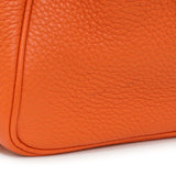 Hermes Orange Taurillon Clemence Victoria II 35 Handbags Hermes