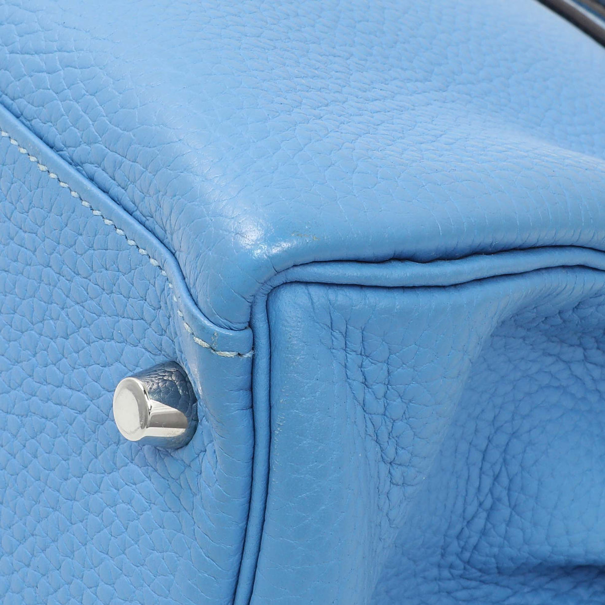 -8 items today ⬆️- 83357 Hermes Blue Paradise Taurillon Clemence Kelly Retourne 32 Handbags Hermes