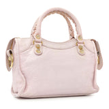 Balenciaga Pink Agneau Giant 12 Gold Hardware Mini City Handbags Balenciaga