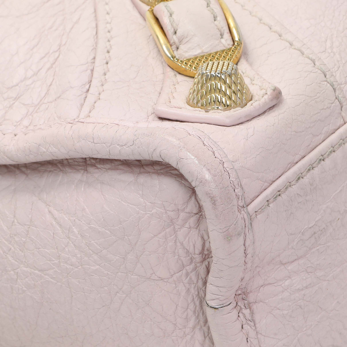 Balenciaga Pink Agneau Giant 12 Gold Hardware Mini City Handbags Balenciaga