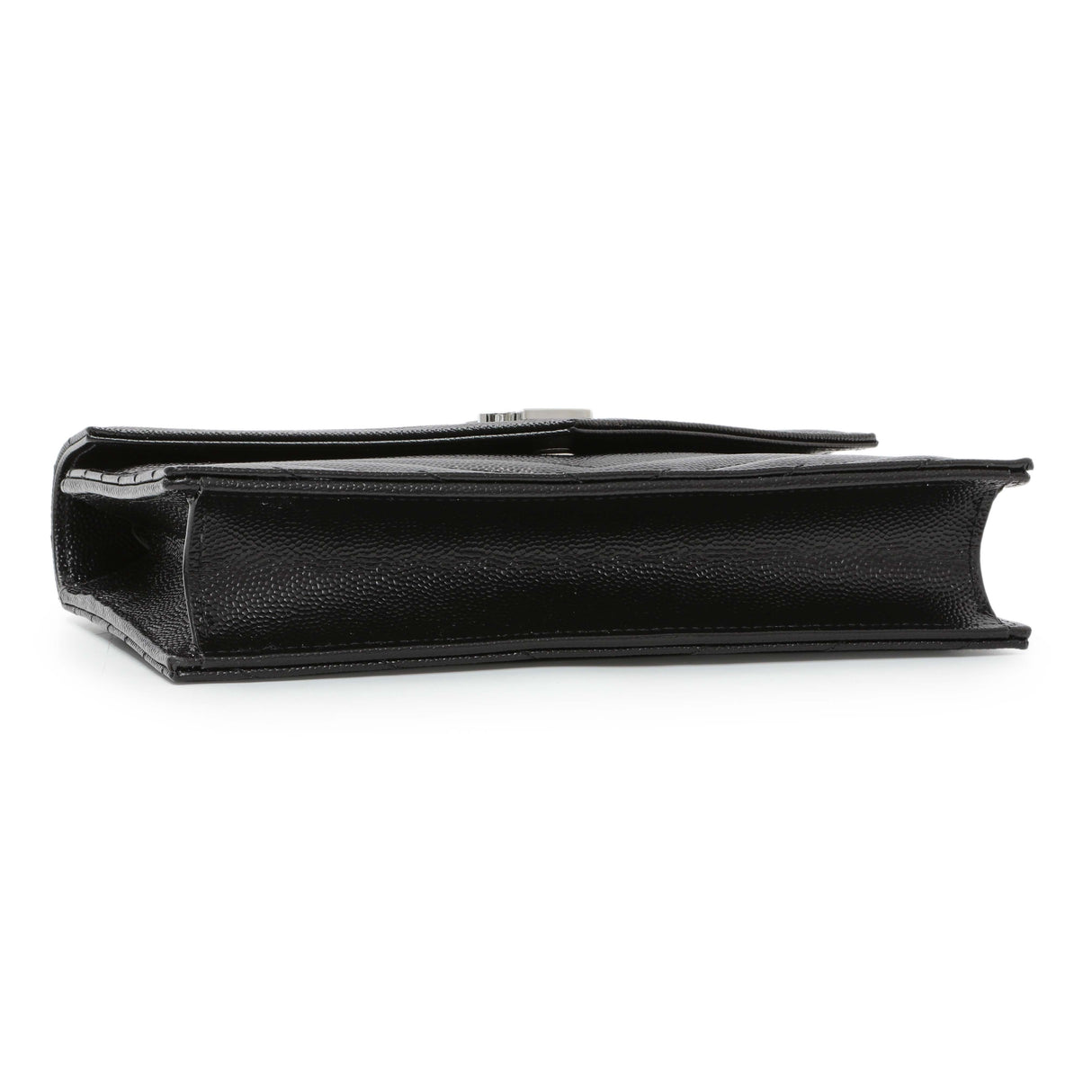 Saint Laurent Black Grain De Poudre Envelope Chain Wallet Handbags Saint Laurent