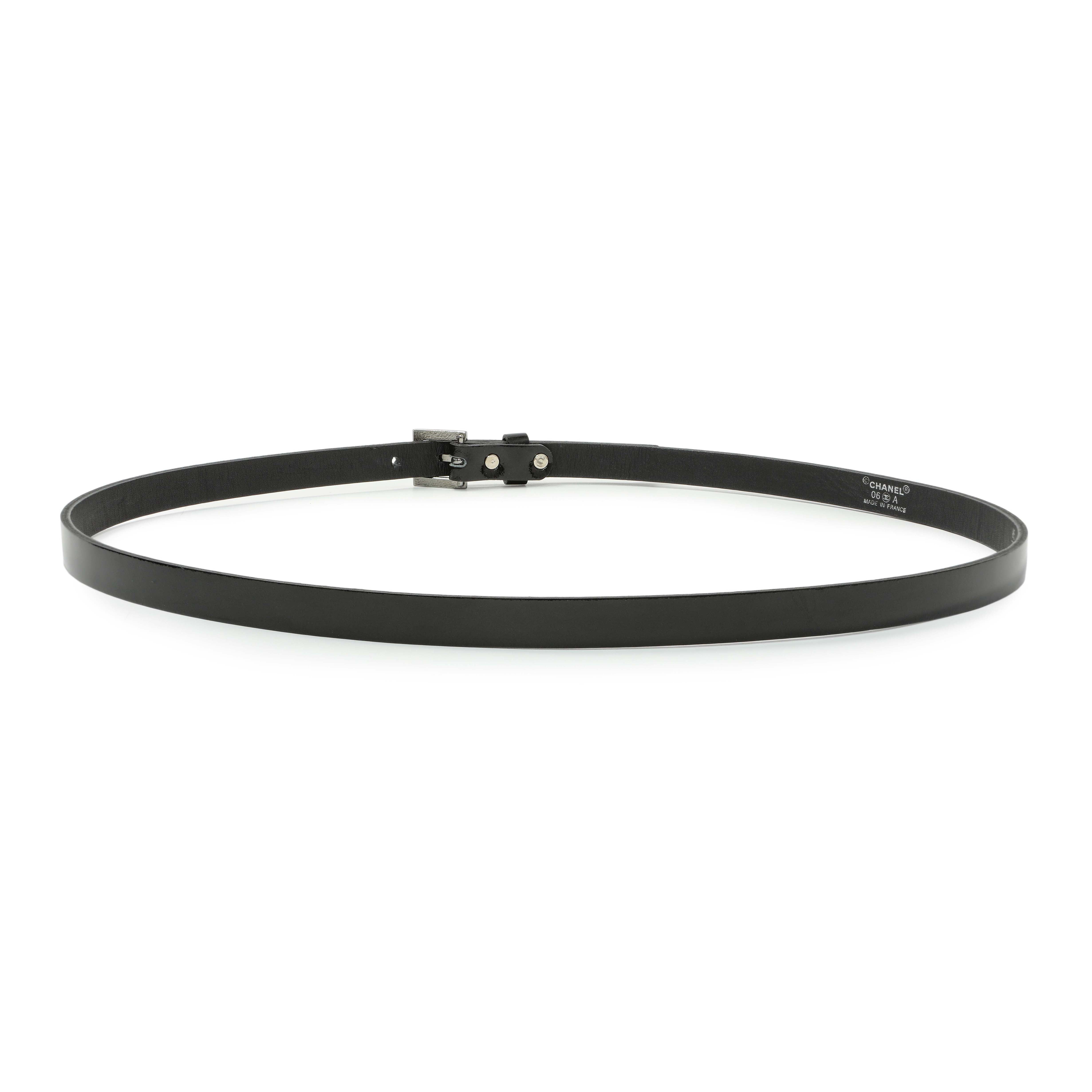 Chanel Black Patent Strass Crystal Belt – Modaselle