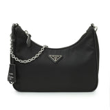 Prada Black Nylon Re-Edition 2005 Shoulder Bag Modaselle