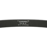 Chanel Black Patent Strass Crystal Belt Accessories Chanel