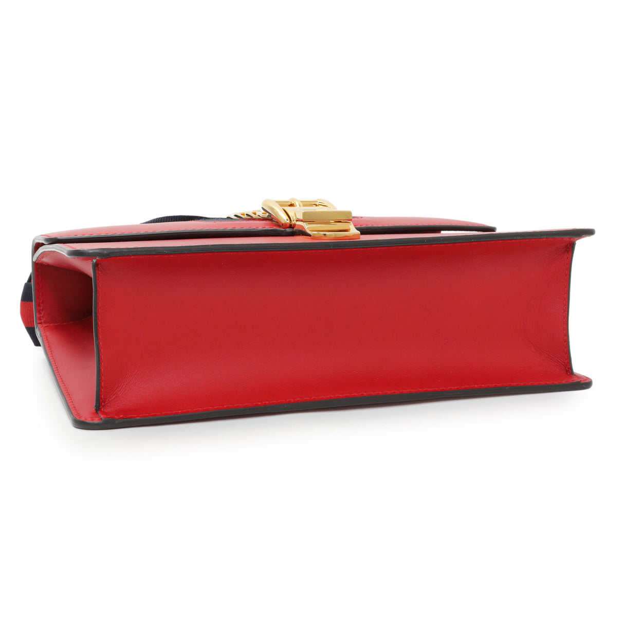 Gucci Hibiscus Red Calfskin Small Sylvie Shoulder Bag Handbags Gucci