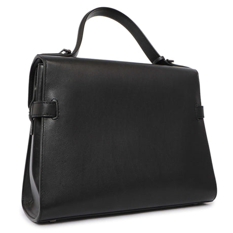 Delvaux Black Smooth Calfskin Tempete MM