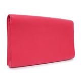 Saint Laurent Fuchsia Calfskin Monogram Large Belle De Jour Clutch Handbags Saint Laurent