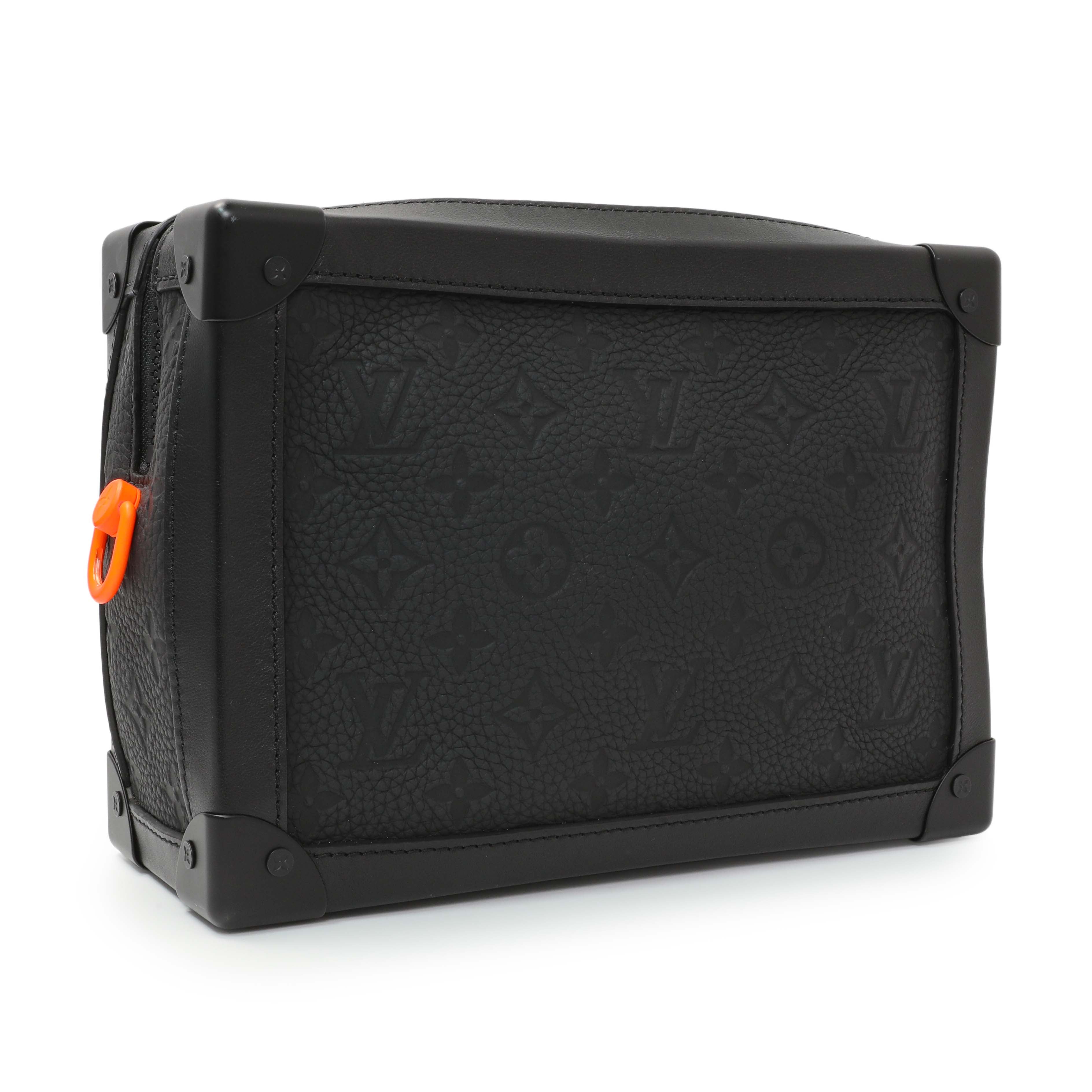moyaLOUIS VUITTON ブラック ドラムバッグ Louis Vuitton Taurillon Monogram Solar Ray Soft Trunk Black