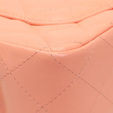 Chanel Light Orange Lambskin Mini Rectangular Classic Flap Bag Handbags Chanel