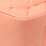 Chanel Light Orange Lambskin Mini Rectangular Classic Flap Bag Handbags Chanel
