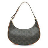 Celine Triomphe Canvas Calfskin Ava Shoulder Bag Handbags Celine